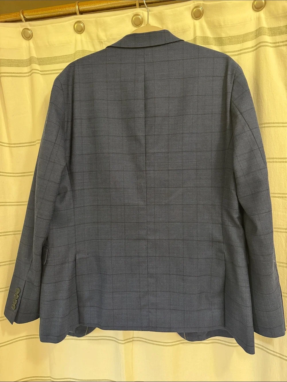 Kenneth Cole Awearness Navy Windowpane Sport Coat